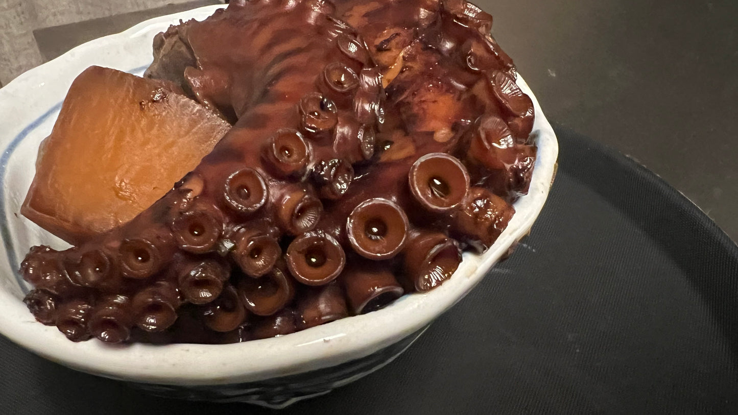 Soft boiled Octopus (Tako)