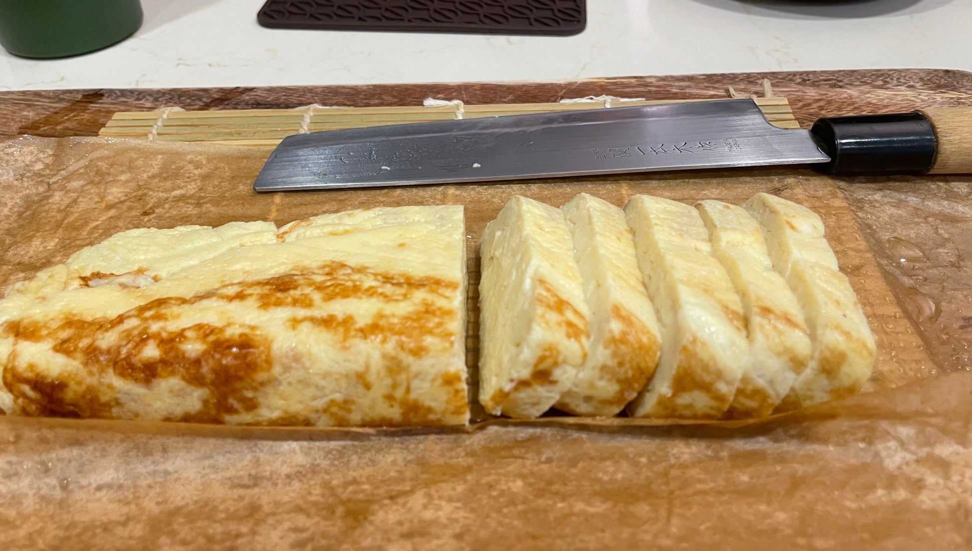 Tamago Yaki (Tender grilled Egg Cake)