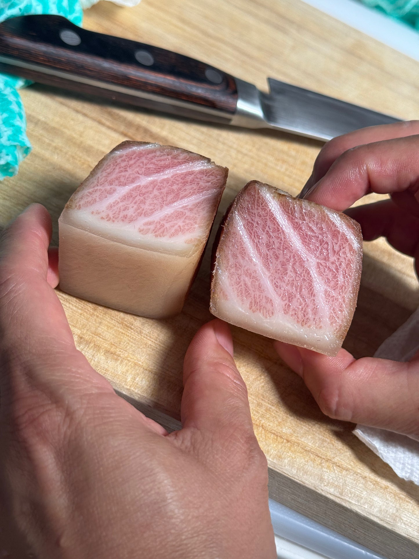 Crystalized fatty Tuna Cubes - Aged 22 Days